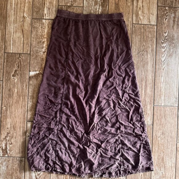 Soft Surroundings Button Front Skirt Womens TM Embroidered Purple Boho A Line‎ - Picture 7 of 7